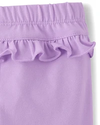 Baby Girls Unicorn Ruffle Leggings 2-Pack