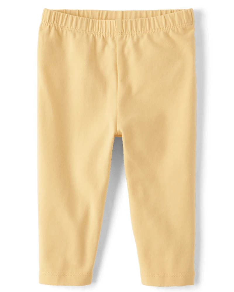 Baby Girls Floral Ruffle Leggings 2-Pack