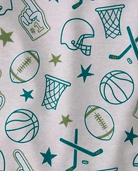 Boys Sports Snug Fit Cotton Pajamas