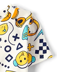 Boys Gamer Snug Fit Cotton Pajamas