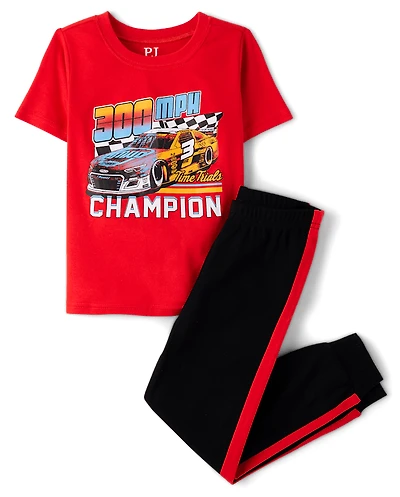 Boys Time Trials Champion Snug Fit Cotton Pajamas