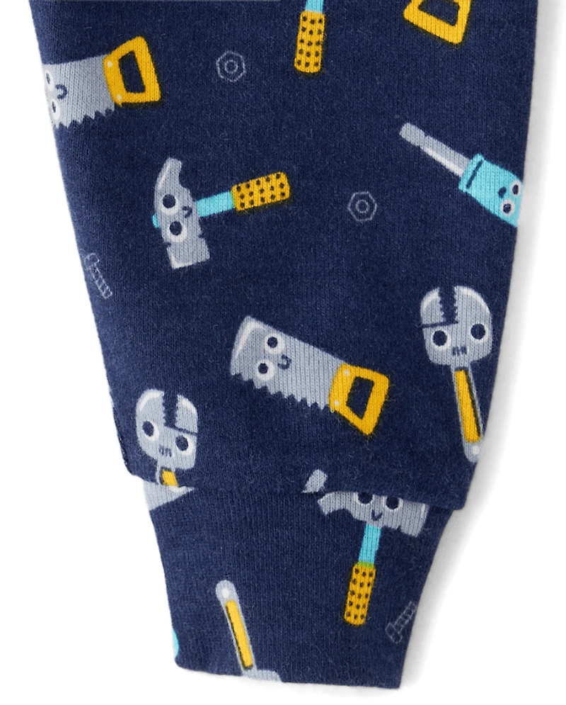 Pyjamas en coton ajustés Daddy's Little Helper pour bébés et petits garçons (lot de 2)