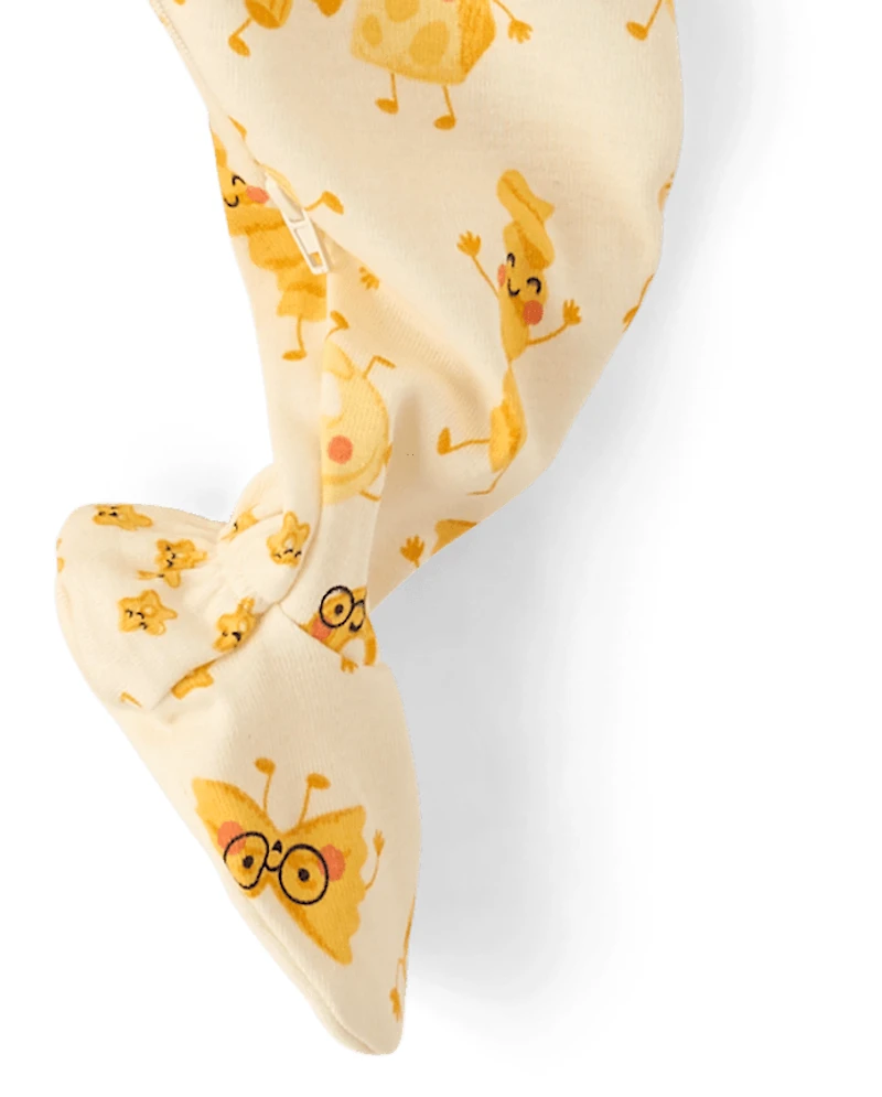 Baby And Toddler Pasta Snug Fit Cotton Footed One Piece Pajamas