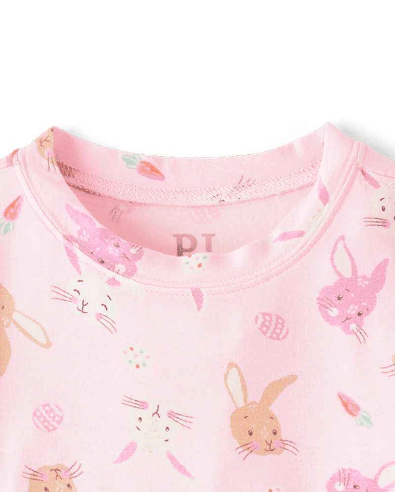 Pyjamas de Pâques assortis pour filles et toute la famille - Ultra doux