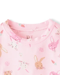 Pyjamas de Pâques assortis pour filles et toute la famille - Ultra doux