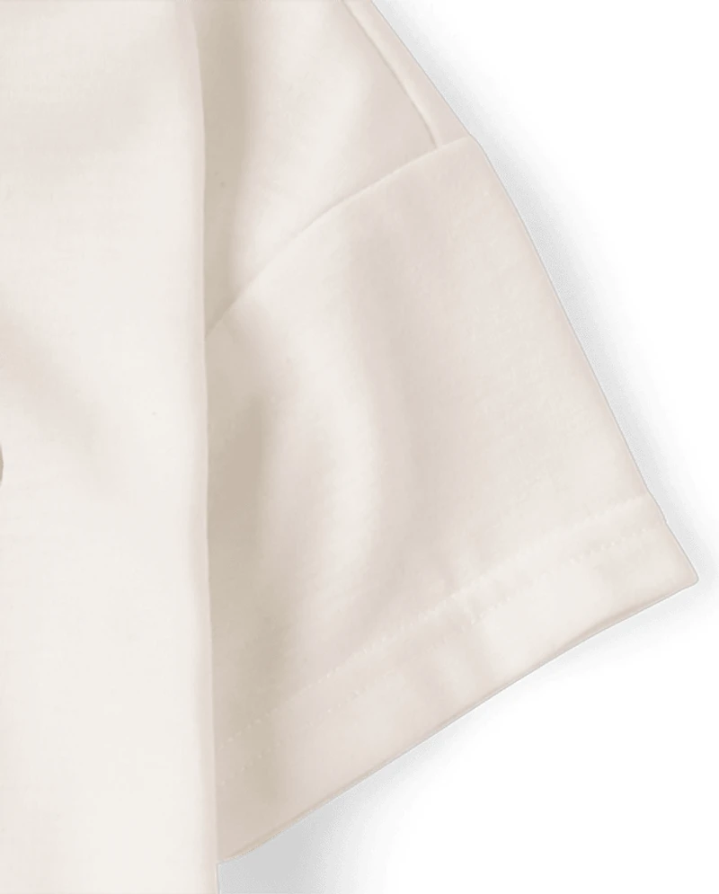 Girls Teddy Bear Bow Pajamas