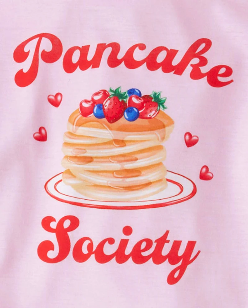 Girls Pancake Society Pajamas