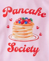 Girls Pancake Society Pajamas