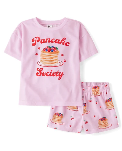 Girls Pancake Society Pajamas