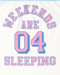 Girls Weekend Plaid Pajamas