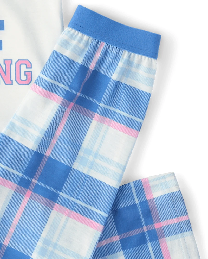 Girls Weekend Plaid Pajamas