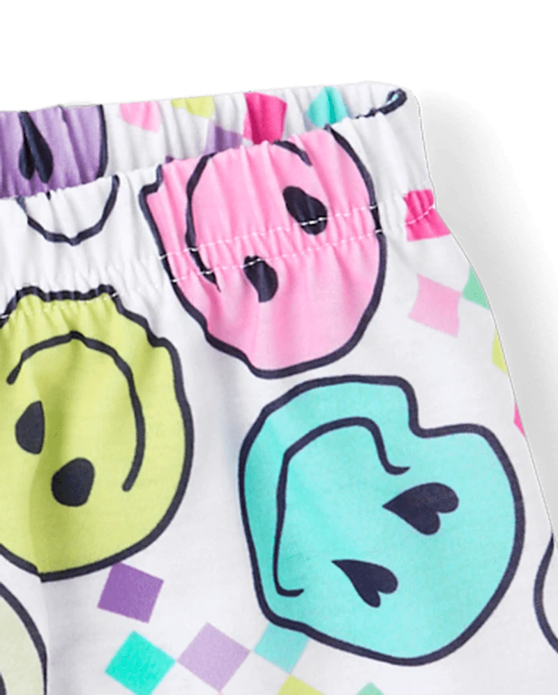 Girls Happy Face Pajamas