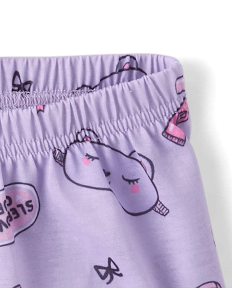 Girls Sleepover Button Front Pajamas