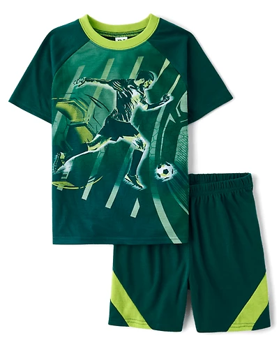 Boys Soccer Player Pajamas