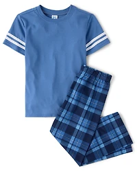Boys Plaid Pajamas