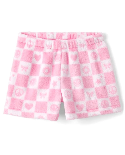 Girls Icon Pajama Shorts - Cozy Fleece