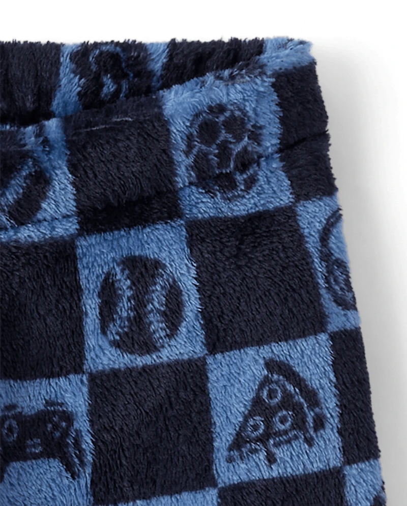 Boys Icon Pajama Shorts - Cozy Fleece