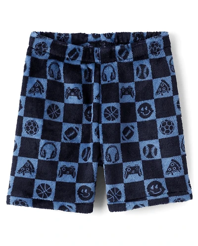 Boys Icon Pajama Shorts - Cozy Fleece