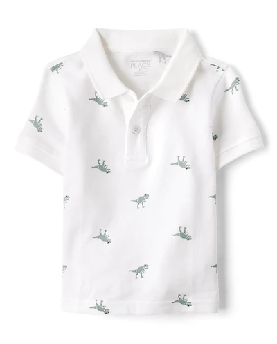 Baby And Toddler Boys Print Polo