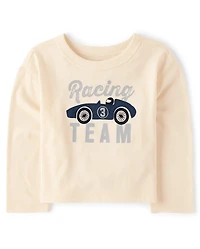 Baby And Toddler Boys Embroidered Vehicle Top