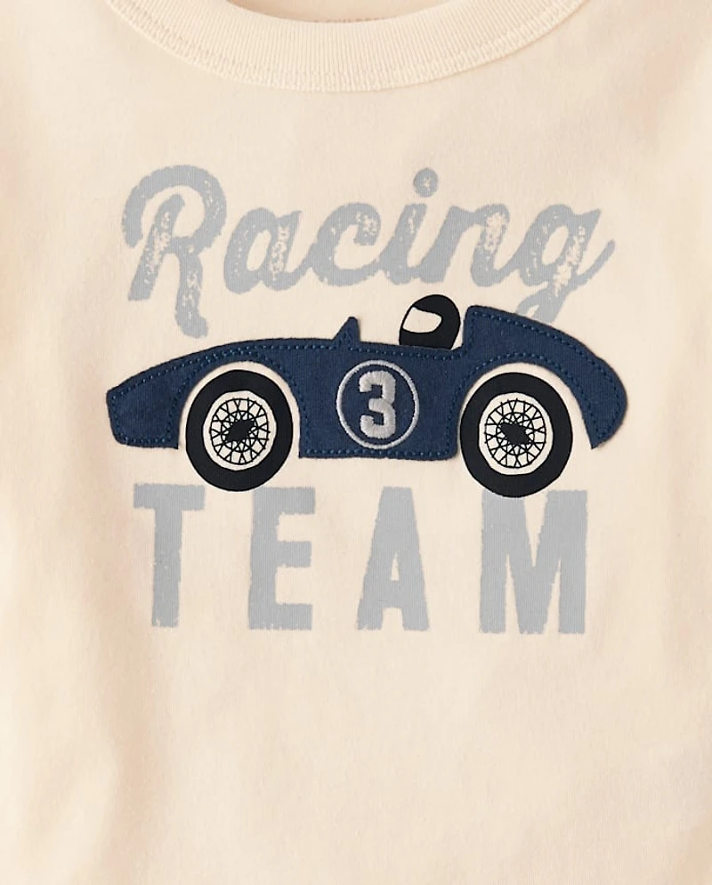 Baby And Toddler Boys Embroidered Vehicle Top