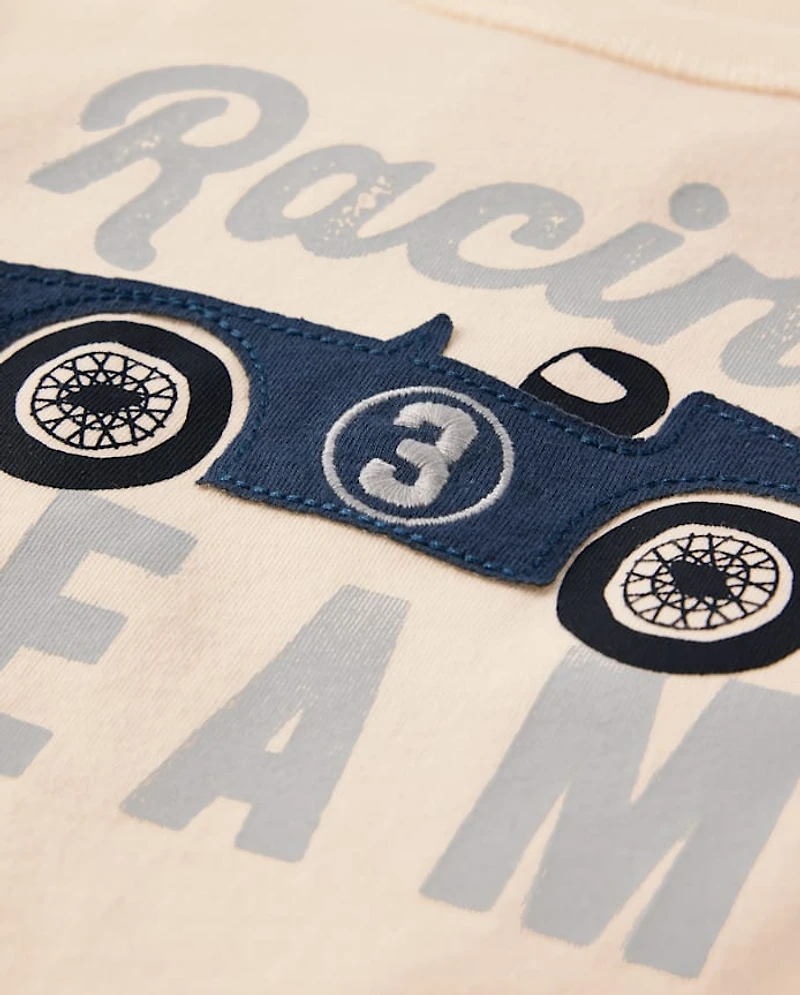 Baby And Toddler Boys Embroidered Vehicle Top