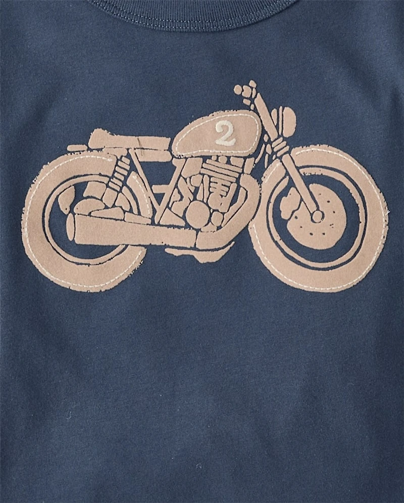 Baby And Toddler Boys Embroidered Vehicle Top