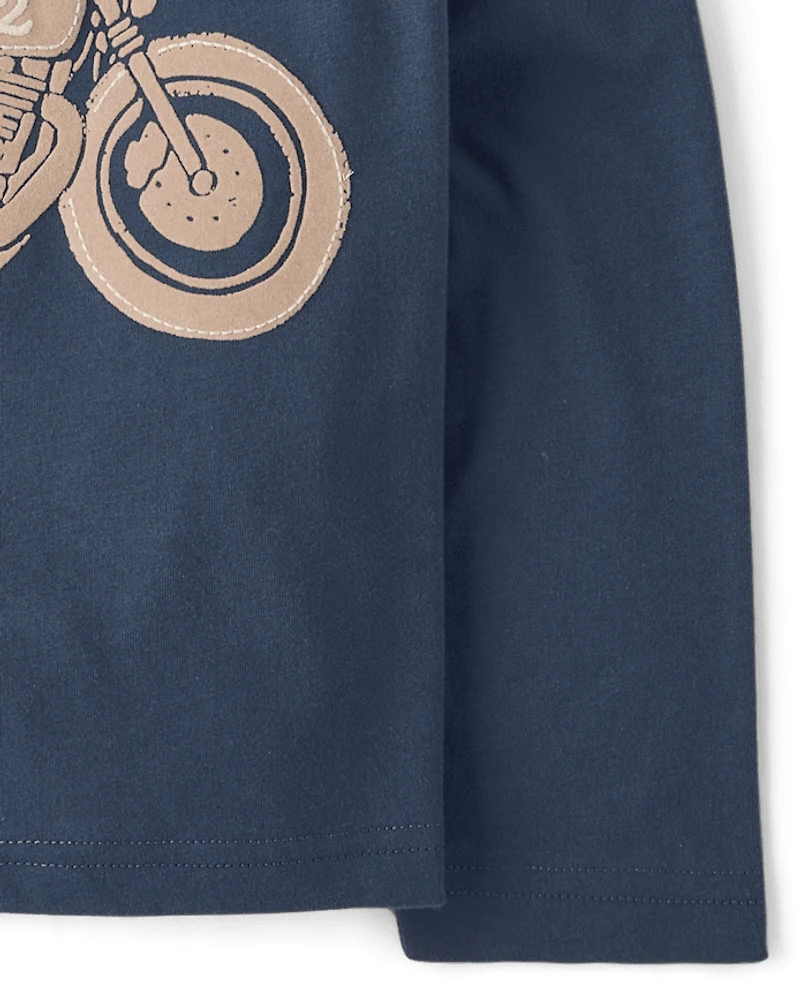 Baby And Toddler Boys Embroidered Vehicle Top