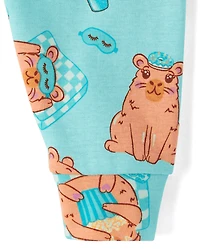 Baby And Toddler Girls Capybara Snug Fit Cotton Pajamas