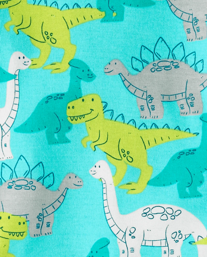 Baby And Toddler Boys Dino Snug Fit Cotton Pajamas