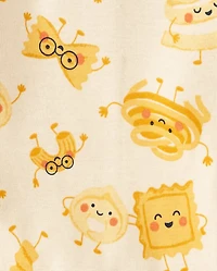 Baby And Toddler Pasta Friends Snug Fit Cotton Pajamas