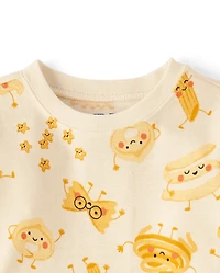 Baby And Toddler Pasta Friends Snug Fit Cotton Pajamas