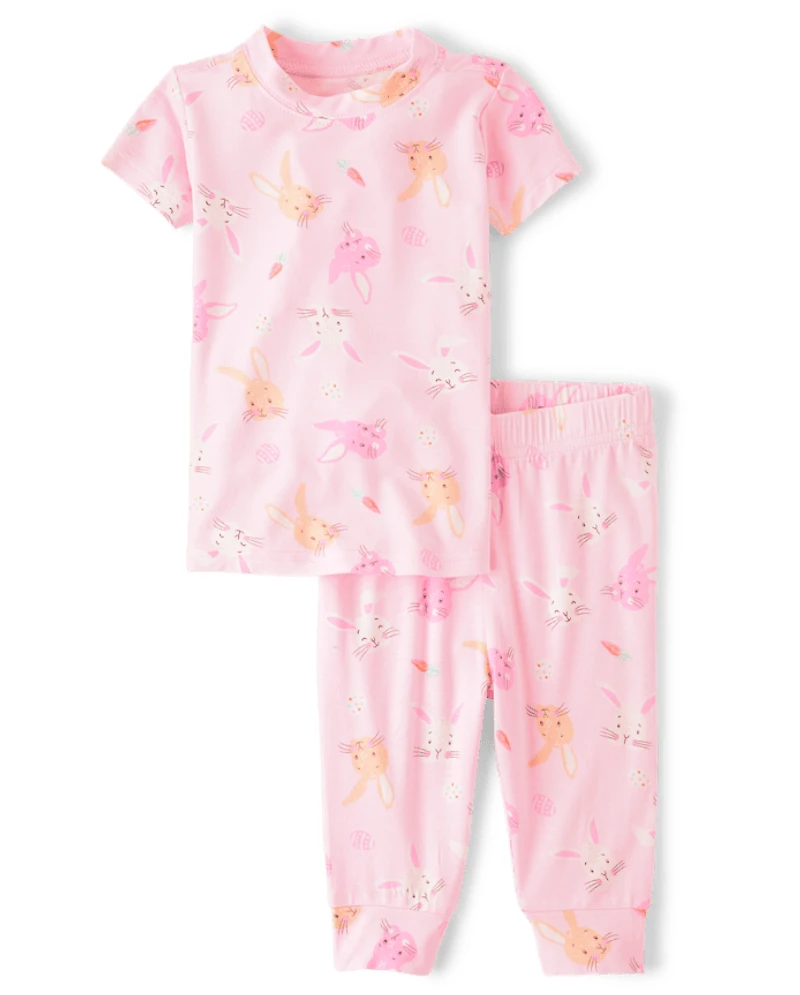 Baby And Toddler Girls Matching Family Easter Pajamas - Super Soft