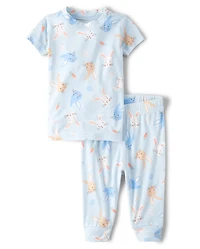 Baby And Toddler Boys Matching Family Easter Pajamas - Super Soft