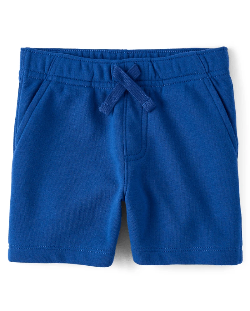 Shorts de sport en molleton français pour bébés et petits garçons