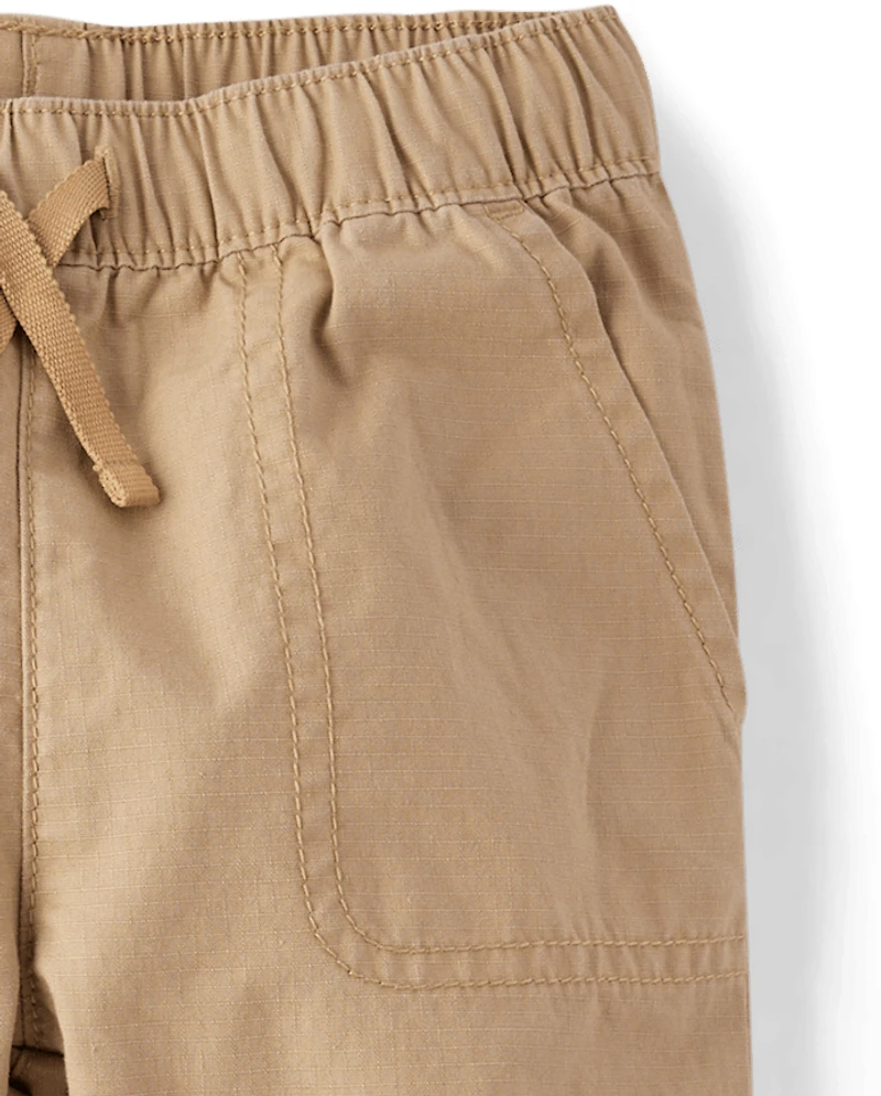 Baby And Toddler Boys Ripstop Pull On Jogger Pants