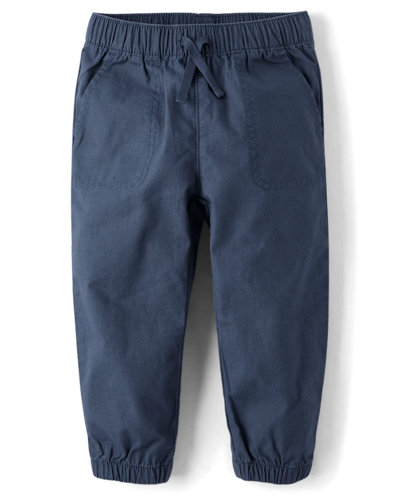 Baby And Toddler Boys Ripstop Pull On Jogger Pants