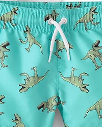 Baby And Toddler Boys Print Rashguard Swimsuit