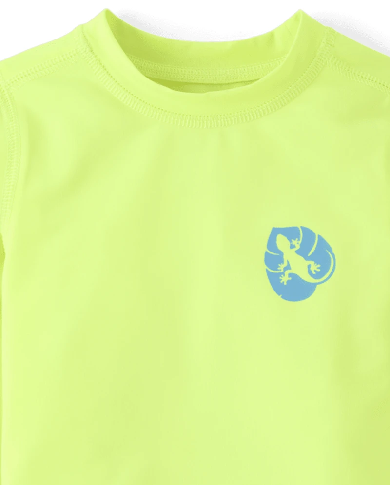 Baby And Toddler Boys Print Rashguard Swimsuit