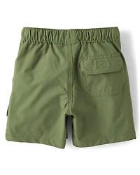 Baby And Toddler Boys Quick Dry Ripstop Cargo Shorts