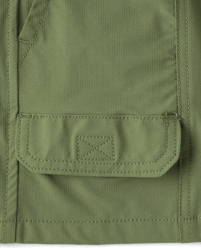 Baby And Toddler Boys Quick Dry Ripstop Cargo Shorts