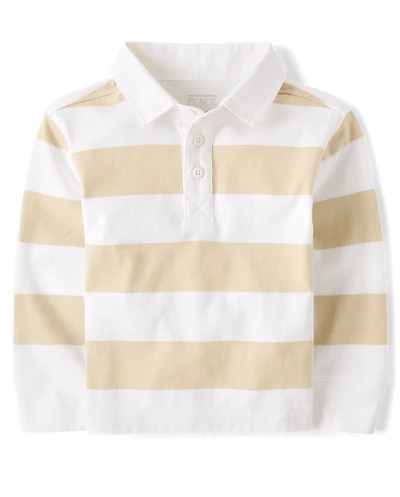 Baby And Toddler Striped Rugby Polo