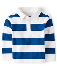 Baby And Toddler Striped Rugby Polo