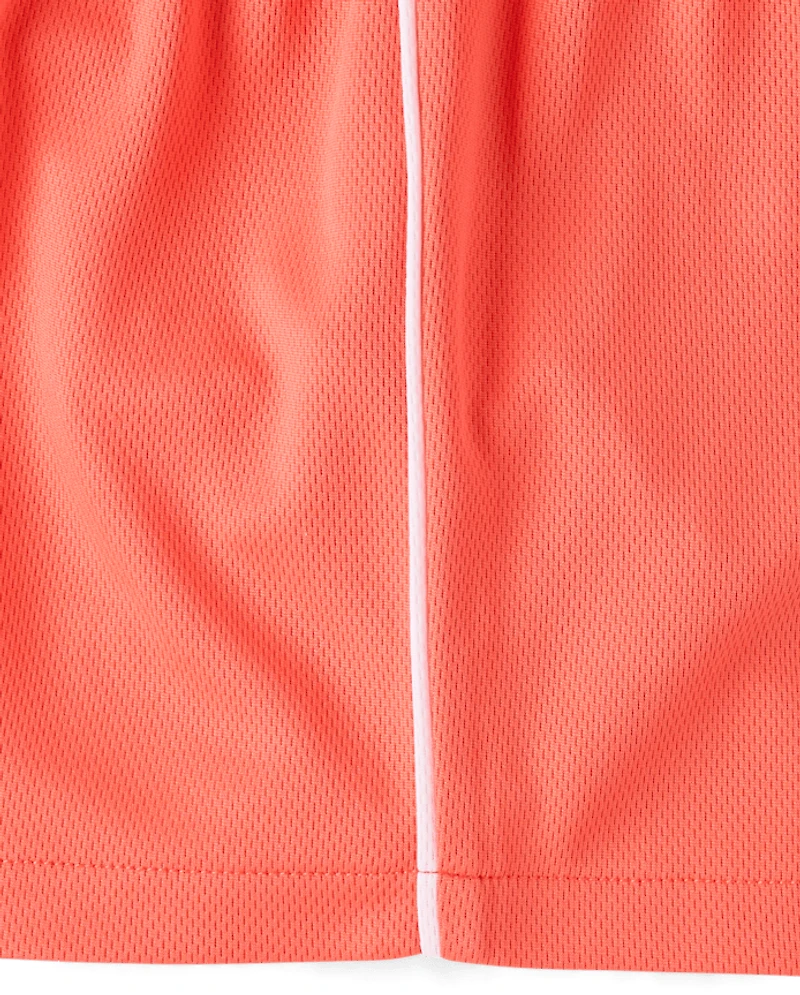 Baby And Toddler Boys Quick Dry Side Stripe Mesh Active Shorts