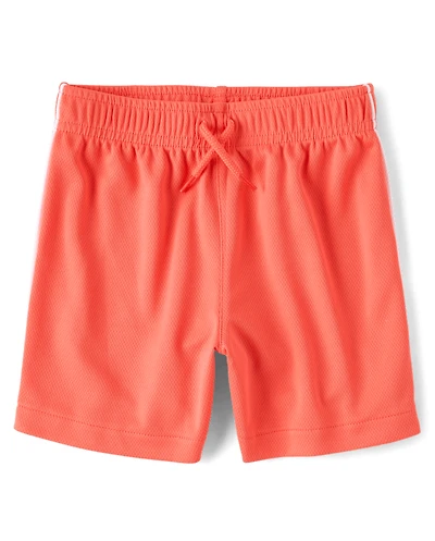 Baby And Toddler Boys Quick Dry Side Stripe Mesh Active Shorts