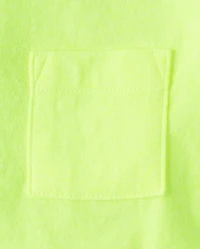 Baby And Toddler Marled Pocket Tee