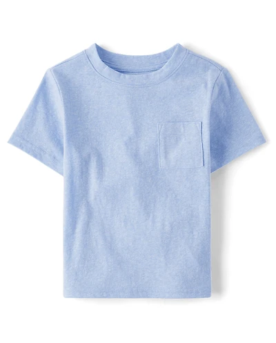Baby And Toddler Marled Pocket Tee