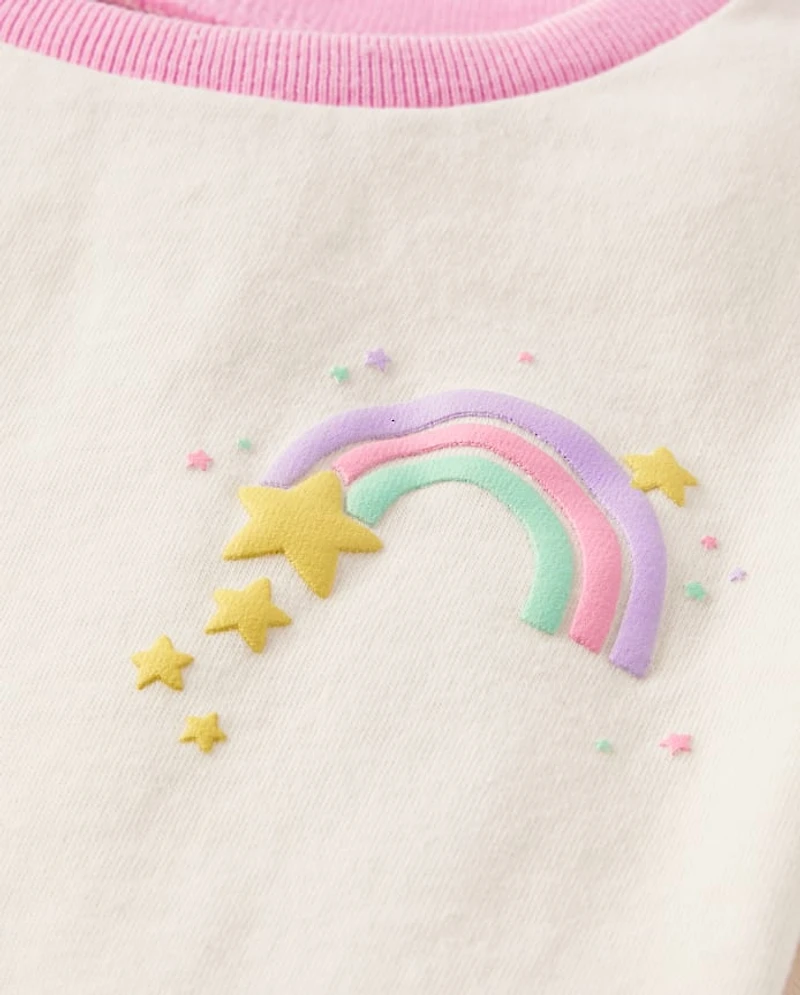 Toddler Girls Rainbow Tee 4-Pack