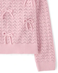 Toddler Girls Bow Sweater