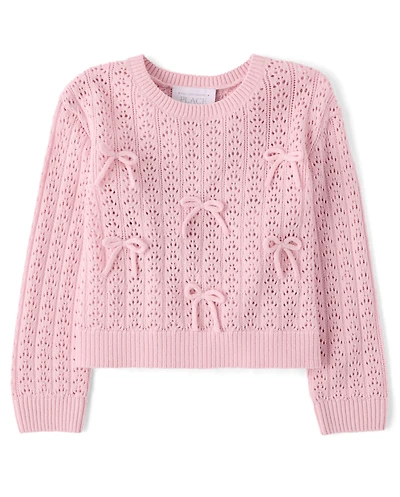 Toddler Girls Bow Sweater
